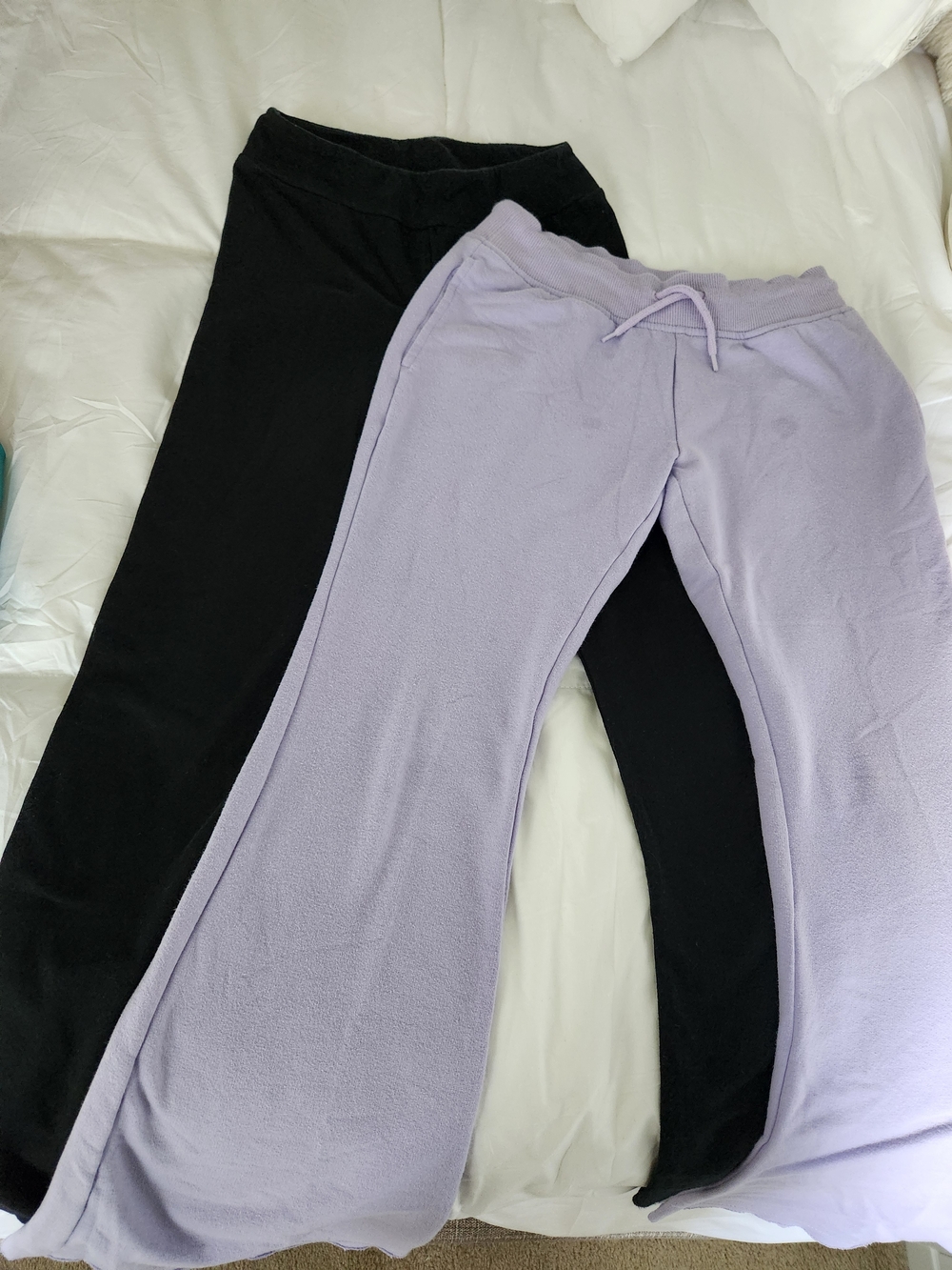 Bundle Kids Wide Leg Pants - Lavender and Black